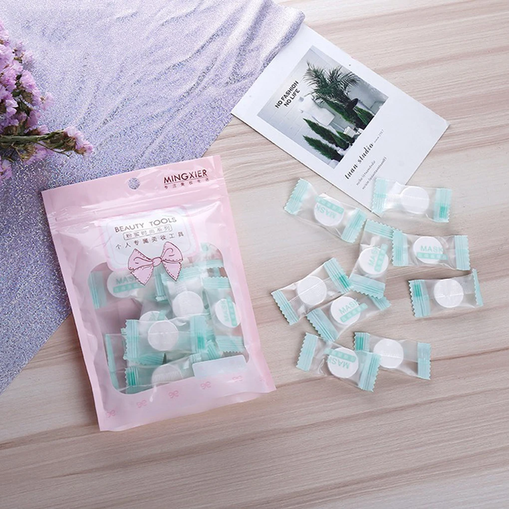 

30PCS/Set High Quality Facial Cotton Compressed Masque Disposable Wrapped Masks Sheets Tablets for DIY Skin Care