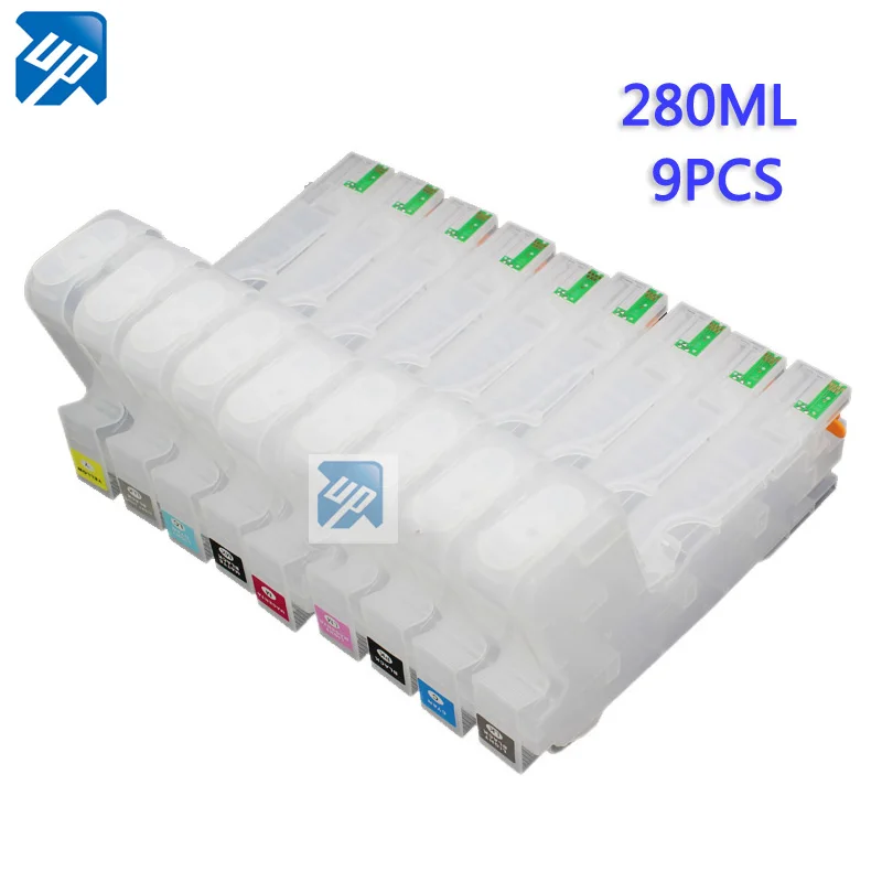 9pcs 280ML empty Refillable Ink Cartridges For epson 3880 pro3880 with