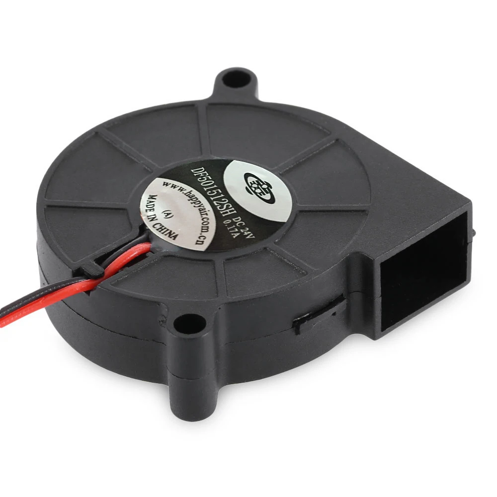 

Anet 5015 24V RPM Turbo Small Fan 3D Printer Accessories with Two LinesUltra-quiet Oil Bearing about 7500
