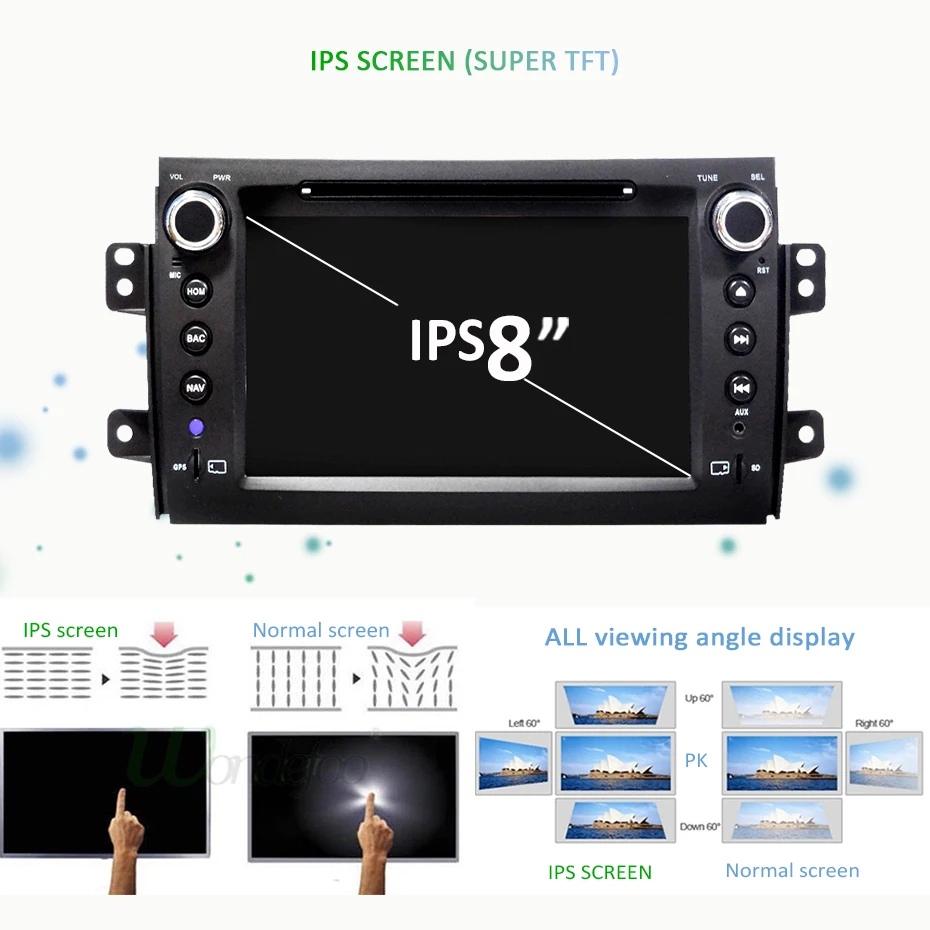 " 4G 64G Android 9,0 DSP ips экран AV выход автомобильный dvd-плеер для Suzuki SX4 2007-2013 gps навигация Мультимедиа Радио ПК