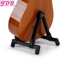 JDR Universal Portable Adjustable Folding Travel Stands Instruments Stand for Acoustic Electric Classical Guitar Bass Banjo