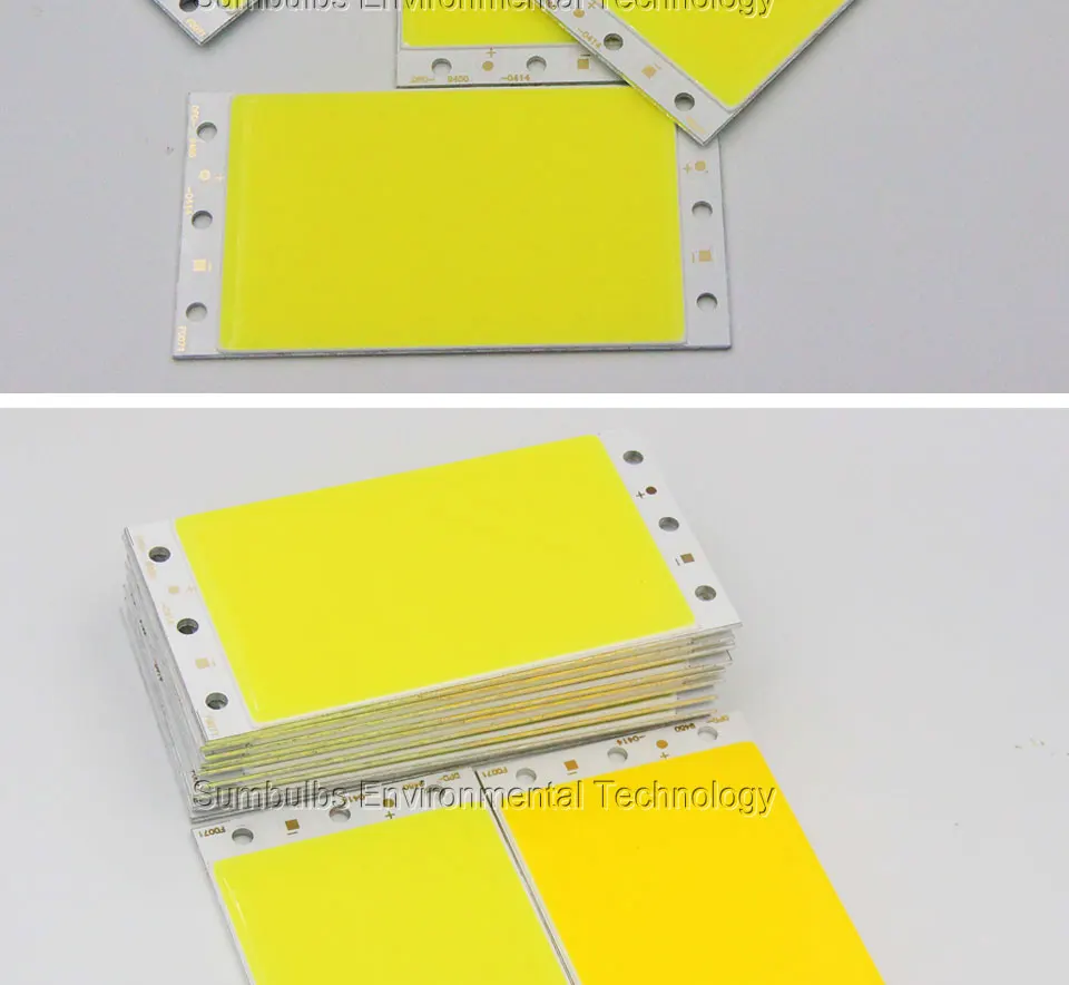 94x50mm 12W 15W Ultra Bright LED COB Strip Lamp Lights Warm White Pure White Rectangle LED Lighting Source (3)