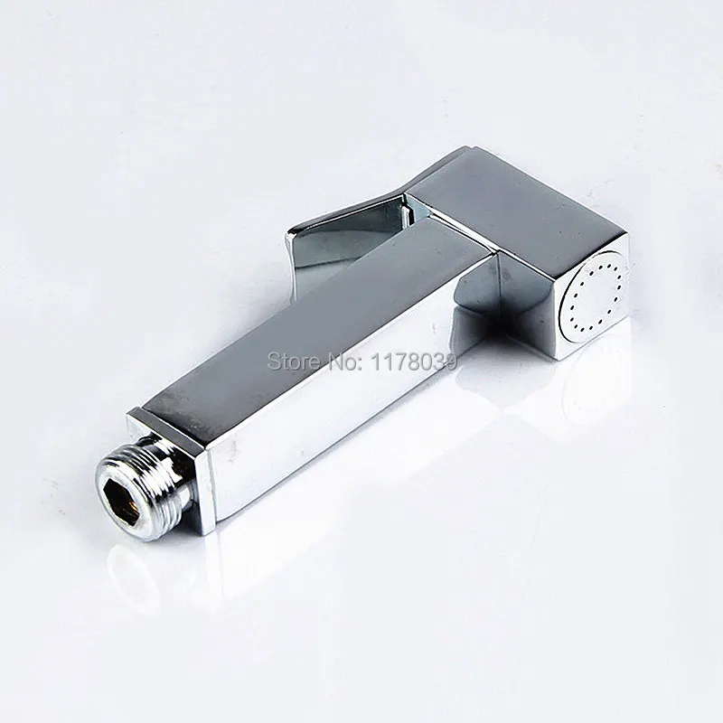 Square brass pressurized toilet bidet nozzle spray,Feminine washing