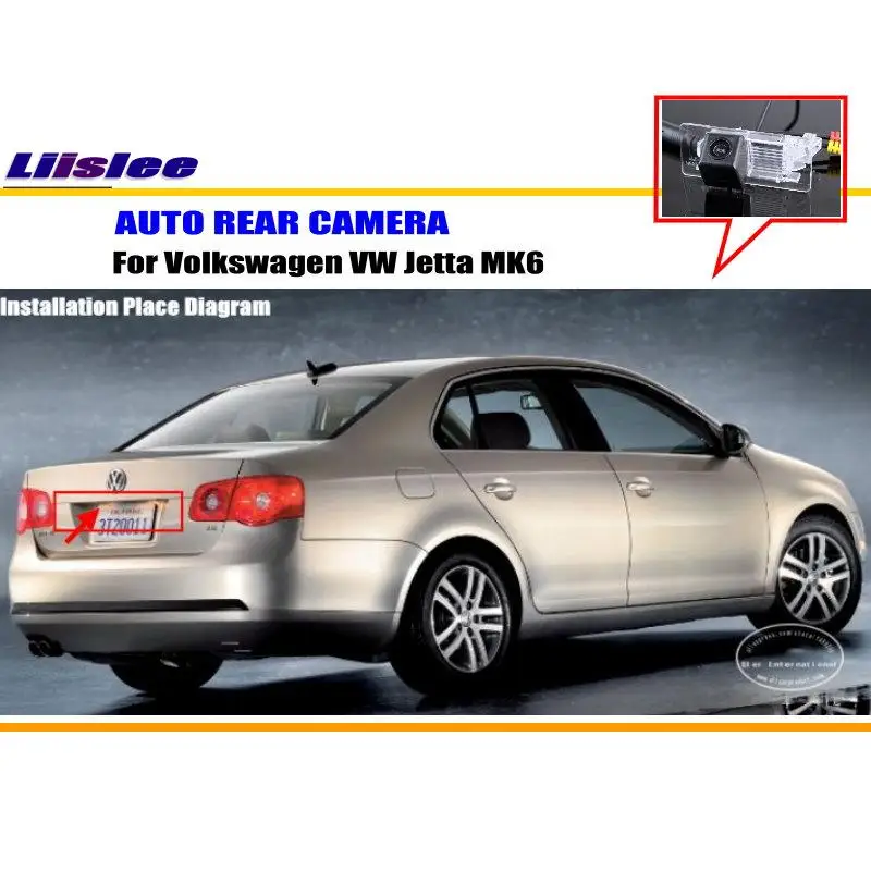 Liislee Автомобильная камера заднего вида для Volkswagen VW Jetta MK6/камера вида/HD CCD RCA NTST PAL