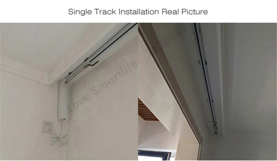 Original Dooya Super Quiet Electric Curtain Track for Xiaomi aqara Dooya KT82DT82 motor, Dooya Automatic Curtain Track System-3