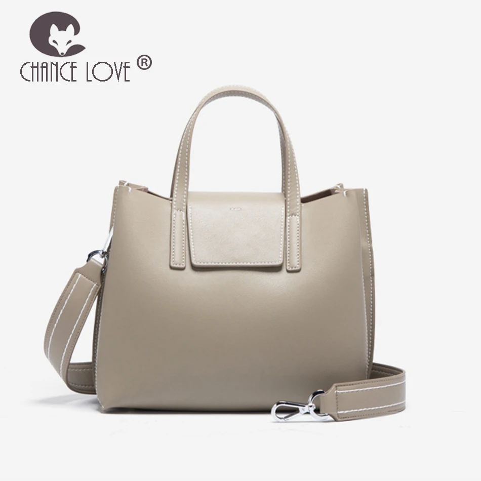 

Chance Love new luxury 2018 new leather handbag fashion simple wild shoulder slung women's handbags Tote bags