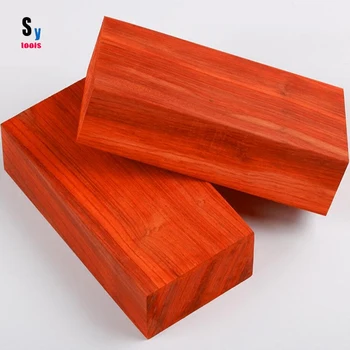 

Sy tools DIY knives knife handle material Woodworker Crafts red Rosewood wood More size(None polishing)