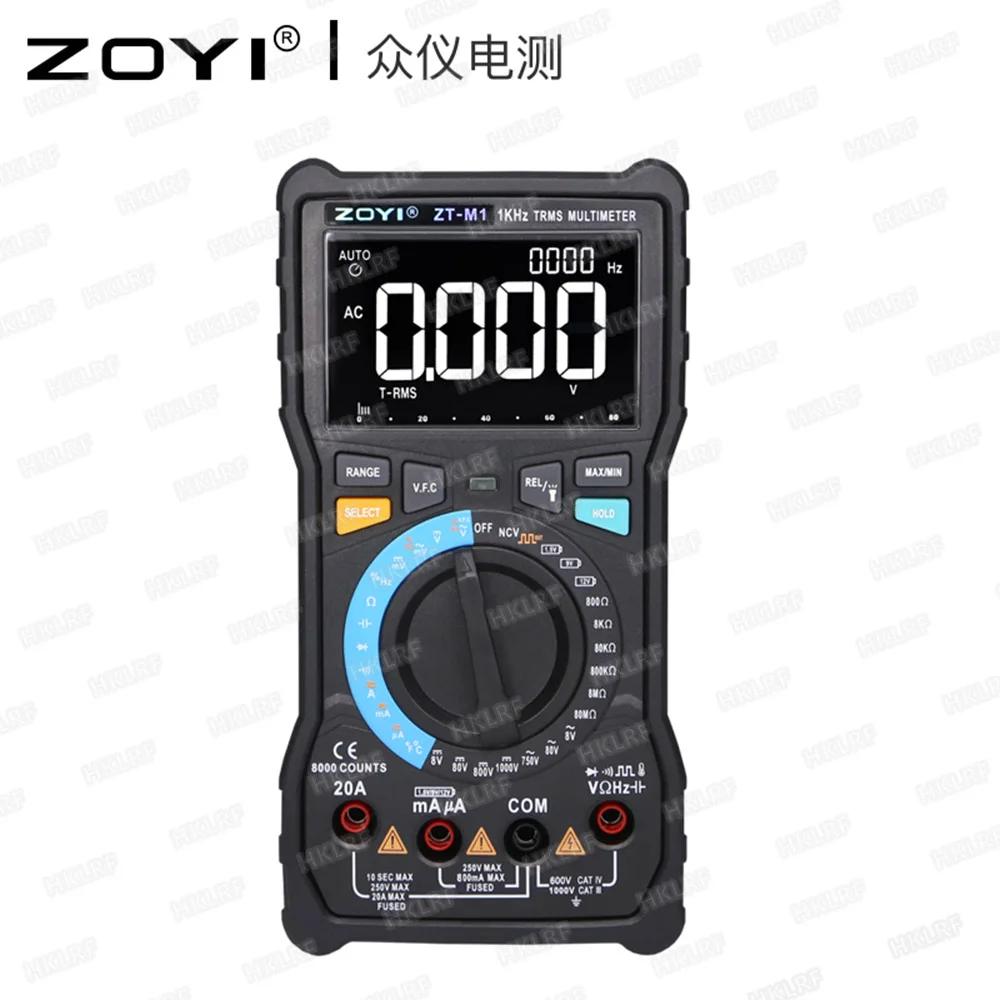 ZOYI ZT-M1 ZT-M0 Автоматический цифровой большой lcd Экран Дисплей AC DC мультиметр