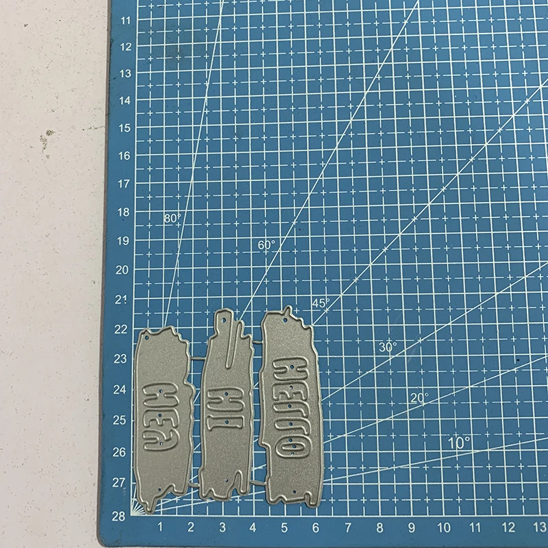 

CH Hello Stencil Metal Cutting Dies For Scrapbooking Practice Hands-on DIY Album Decor Card Craft Dies
