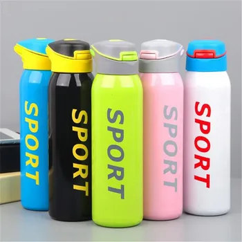 

350m/500ml Stainless Steel Vacuum Flasks Travel Thermos Sport Water Bottles Thermol Bottle with Straw Thermos Cup Thermocup