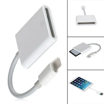 

Lightning to SD Card Camera Reader Adapter Compatible OTG Data Cable Digital Kit for iPad Mobile Phone Android IOS