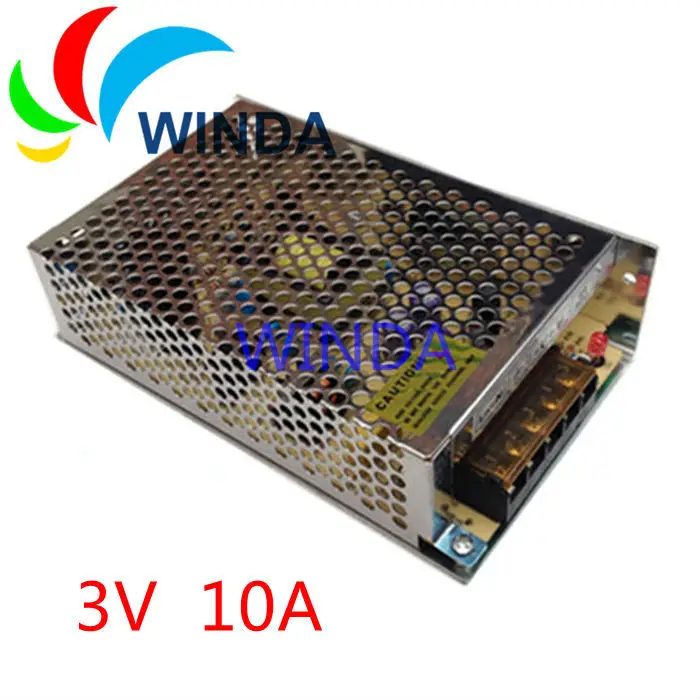 

Safer LED display switching power supply output 3V 10A 30W led driver small Volume 10pcs