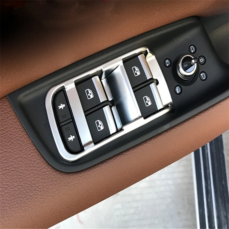 WELKINRY car auto cover for Audi Q7 2016 2017 2018 ABS chrome door window lifter armrest regulator switch button knob trim
WELKINRY car auto cover for Audi Q7 2016 2017 2018 ABS chrome door window lifter armrest regulator switch button knob trim
