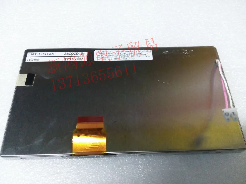 Новый 6 1 дюймов LQ061T5GG01 LQ061T5GG01A оригинальный 480*234 TFT CCFL автомобильный ЖК-дисплей