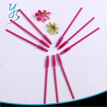 

Disposable Eyelash Brush One-Off Cosmetic 500pcs Nylon Mascara Applicator Wand Brush Wool Fiber Makeup Tool