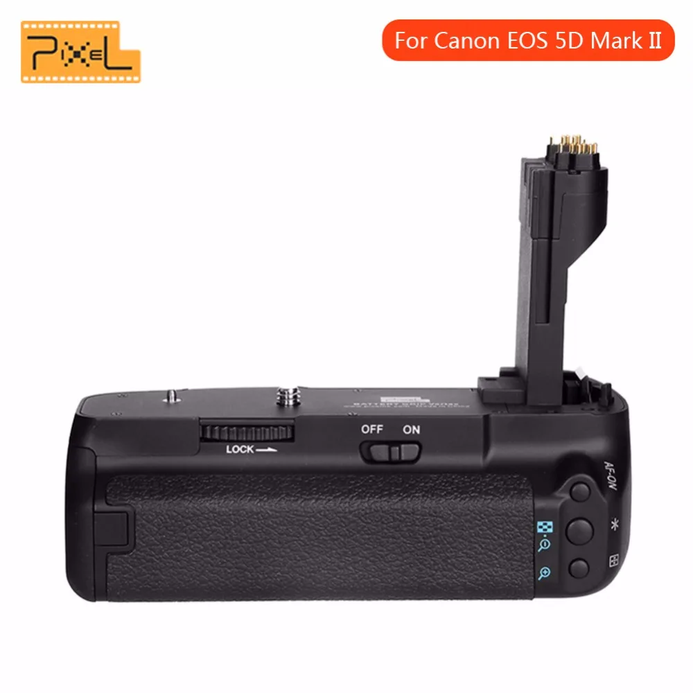

Pixel Vertax E6 Vertical Battery Grip For Canon EOS 5D Mark II 5D2 replacement BG-E6 work with LP-E6 battery