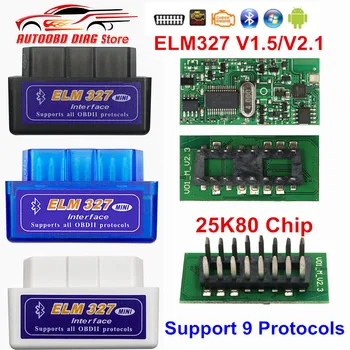 

Best PCB Super MINI ELM327 Bluetooth V2.1 / V1.5 OBD2 Auto Scanner ELM 327 For Android OBDII Car Diagnostic Tool Code Reader
