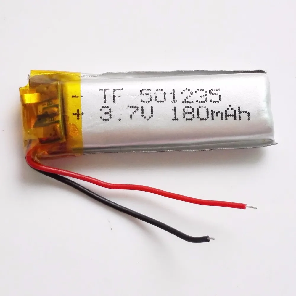 3,7 V 180mAh батарея 501235 литий-полимерная Li-Po литий-ионная аккумуляторная батарея для Mp3 MP4 MP5 gps psp электронная часть для мобильного телефона