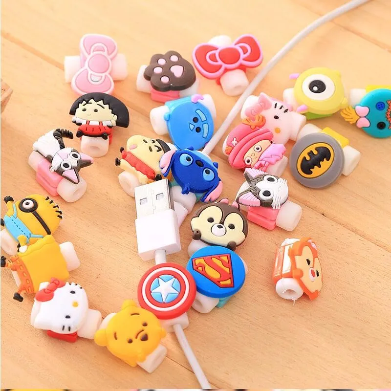 Cute Cartoon Phone USB cable protector for iphone cable chompers cord animal bite charger wire holder organizer protection Cute Cartoon Phone USB cable protector for iphone cable chompers cord animal bite charger wire holder organizer protection