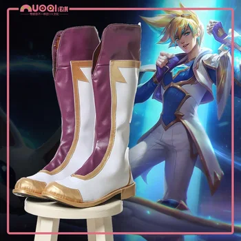 

[Customize]2017 Hot LOL Male Hero EZ Cosplay Original Edition Star Guard Magical Girl Shoes For Halloween Free Shipping New.