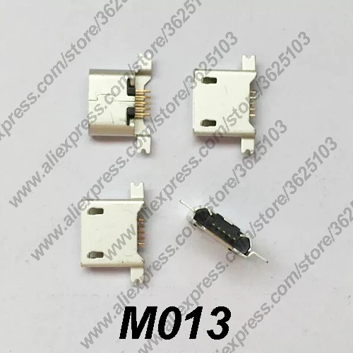 50 шт. M013 Micro USB разъем 2 фута SMT Зарядка телефона Разъем 0 Женский мини 5Pin |