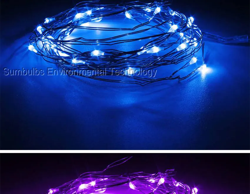 2m 3m 4m 5m 10m USB Battery Powered Waterproof LED Cooper Wire String Light Decoration Fair Lamp Christmas9