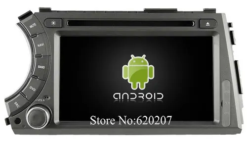 S160 Android 4 4 4 CAR DVD player FOR Ssangyong Actyon Kyron car audio stereo Multimedia