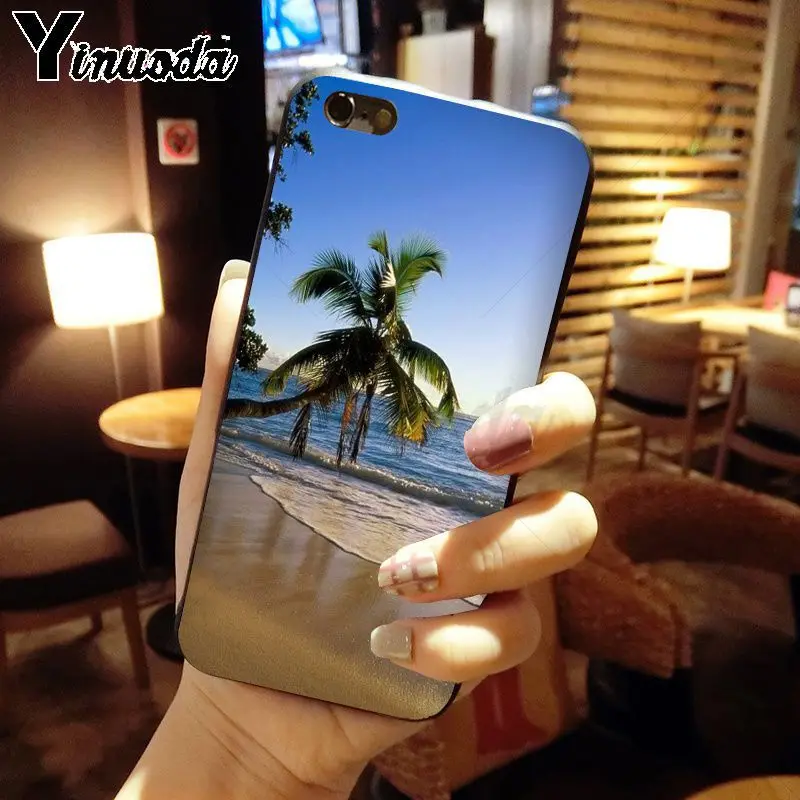 Чехол для телефона Yinuoda The Sea Waves Beach spray ocean island чехол iphone X XS MAX 8 7plus 5S SE 6s