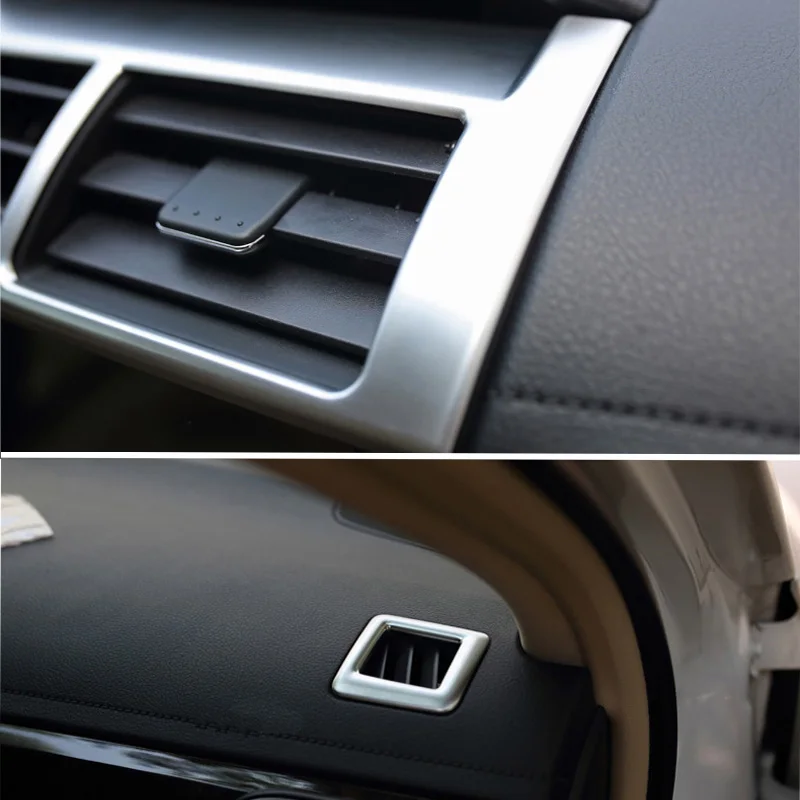 Для Toyota Camry 2012 2013 матовый сбоку Кондиционер AC на выходе Vent автомобильные аксессуары крышка планки 3 шт./компл
