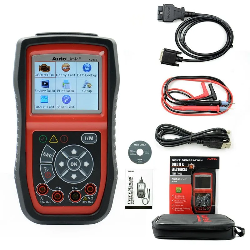 Original Autel Autolink Al539 Obd2 Can Scan Tool Car Diagnostic Tools Obd 2 Scanner Inter Update Multilingual Menu Obd 2 Obd 2 Cancan Obd 2 Aliexpress