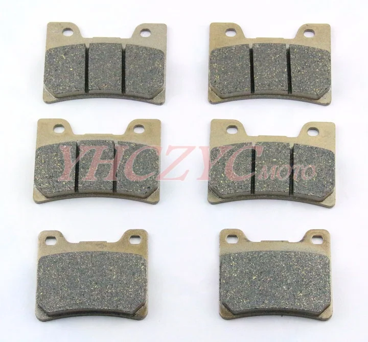 Per Yamaha V-Max 12 93-03 Fj1200 A (Modello Abs) 91-95 Fzr1000 89-90 Tdm850 96-01 Set Pastiglie Freno Anteriore E Posteriore