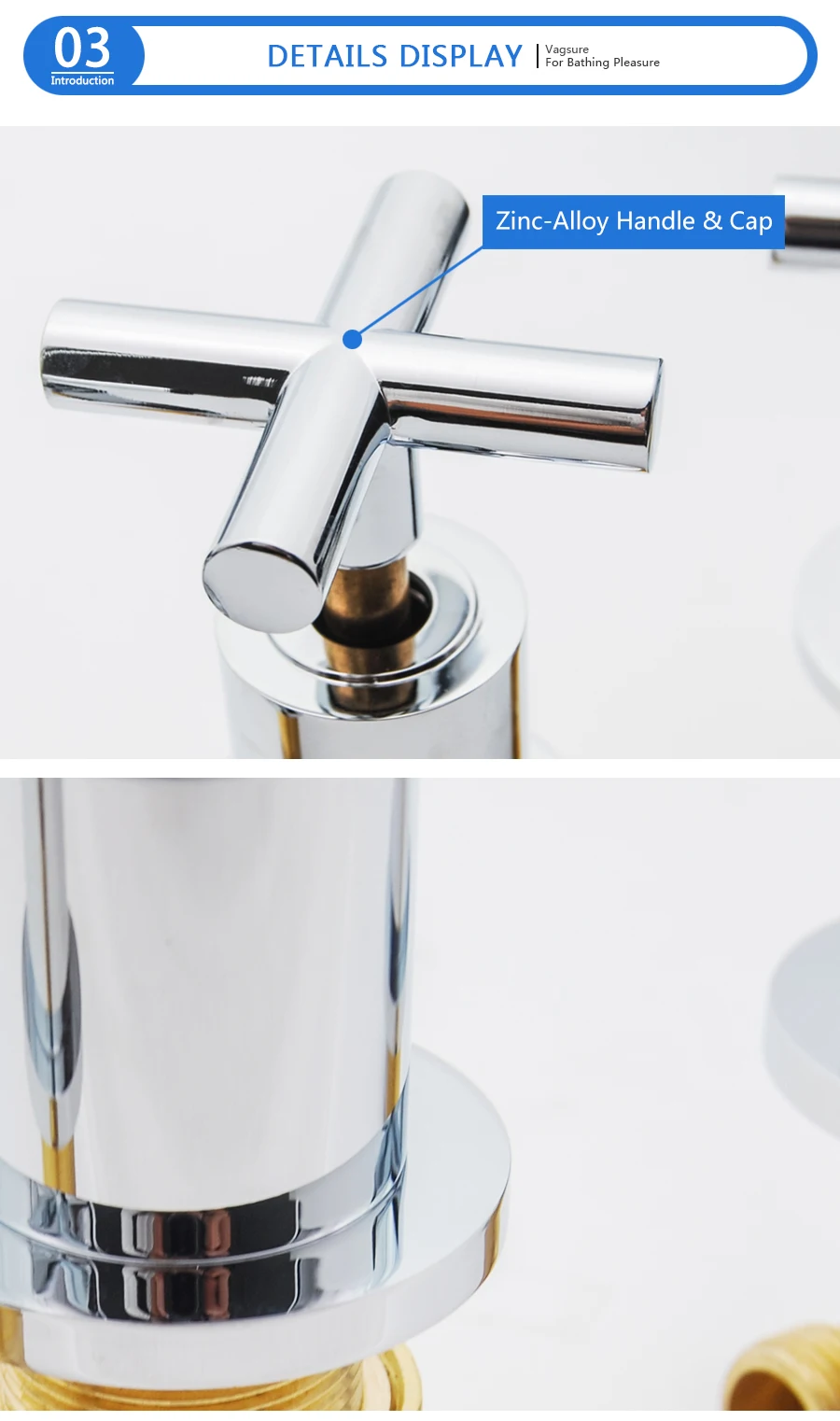 Бронзовая хромированная массажная ванна водопад смеситель холодной и горячей 2 ходовой переключатель клапан кран для ванной душ