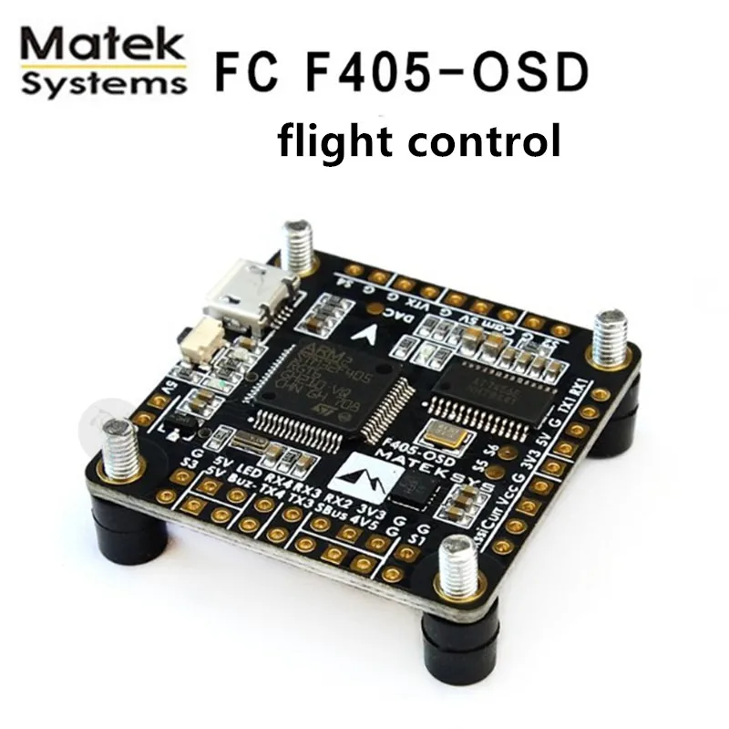 Matek Systems BetaFlight F405-CTR Контроллер полета встроенный PDB OSD 5 V/2A BEC ток Сенсор для дрона с дистанционным управлением для дистанционно управляемого мультикоптера