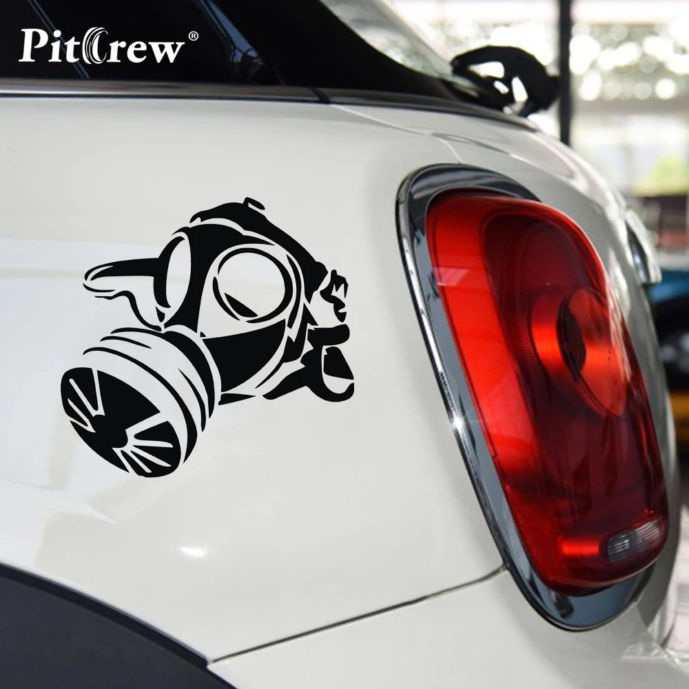 

1PC 15*14cm Resident Evil Gas Mask Car Stickers Reflective Vinyl Car Styling Waterproof Motorcycle Car Body Car Accessories