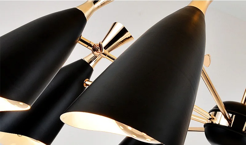 Modern pendant lights led  AC90-260V Muticolor Iron shade hanging lights  pendente foyer16