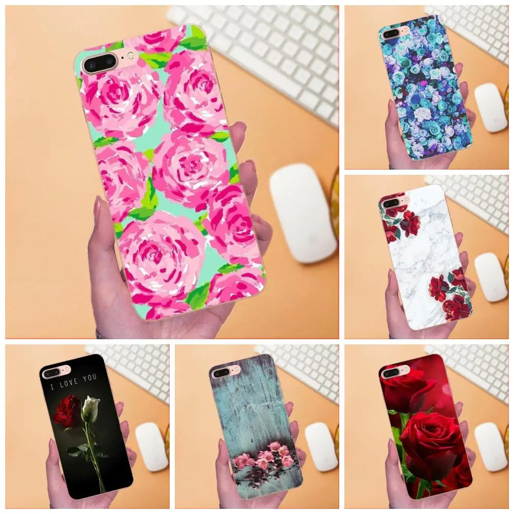 Уникальный прозрачный чехол из ТПУ для Apple iPhone X XS Max XR 4 4S 5 5C 5S SE 6 6S 7 8 Plus фиолетовый