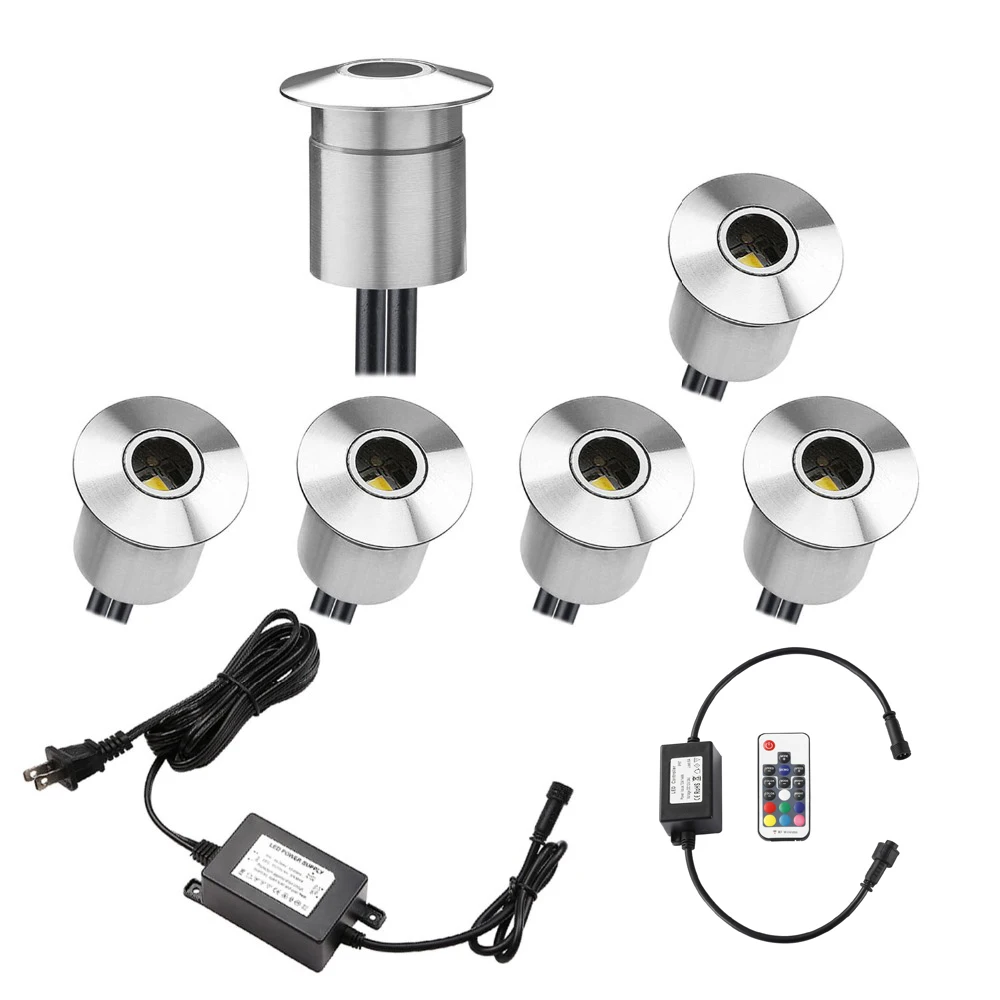 Luzes do Convés Plug para Caminho do Jardim ao ar Subterrâneo à Prova Nova Milímetros Levaram Recesso 0.6 w 7lm Smd2835 ue - Eua Reino Unido Livre Decoração d' Água 6 Pcs 22 10 UE EUA REINO UNIDO Plug para caminho