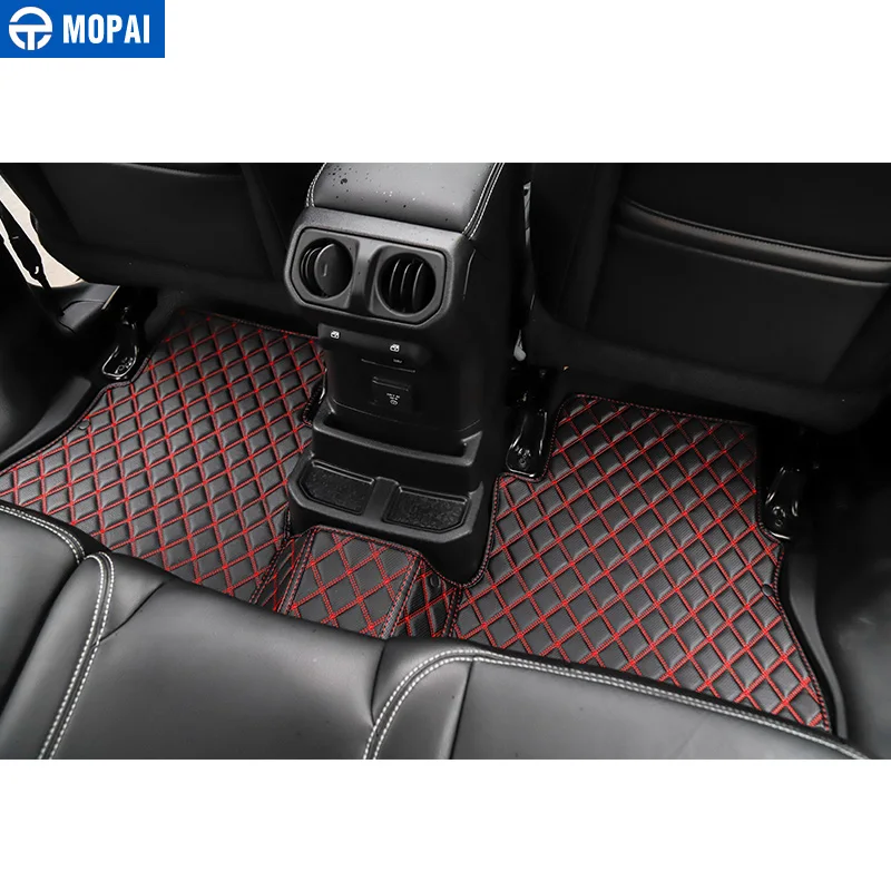 MOPAI автомобильные коврики для Jeep Gladiator JT 2018 + 4 двери коврик ног Аксессуары Wrangler JL