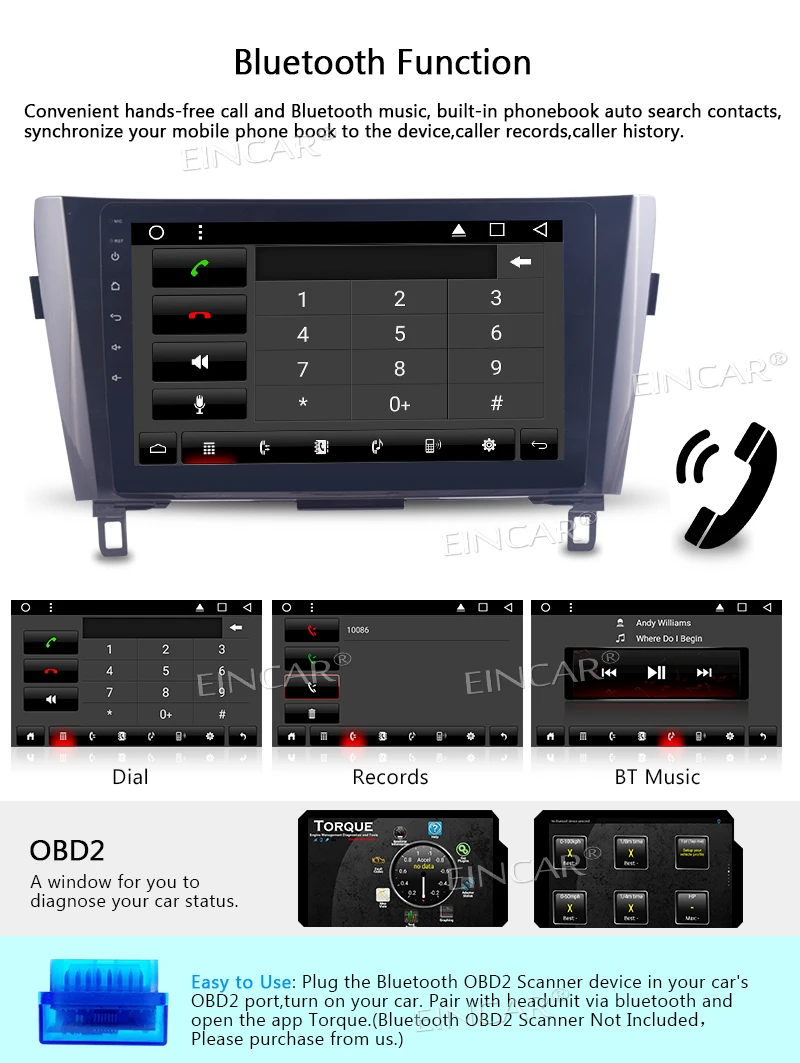 Top 2Din Android 7.1 Car Stereo for nissan Touch Screen Supports GPS Bluetooth Mirror Link Steering Wheel Control WiFi 3G 4G Network 5