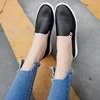 Women Sneakers White Flats Cut-Out Woman Loafers Pu Leather Slip on Shoes Low Heels Casual Shoes Espadrilles Ladies Shoes N7145 ► Photo 2/6