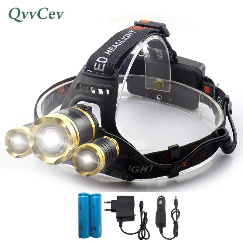 Buy High Powerful LED Headlamp Torch Zoomable Focus