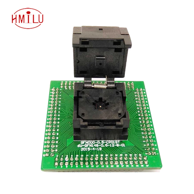 

QFN20 MLF20 WLCSP20 to DIP20 Programming Socket Adapter Pin Pitch 0.5mm IC Body Size 4x4mm IC550-0204-009-G Test Socket
