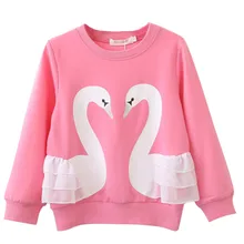 Autumn Hoodies for Girls Clothes Child Sweatshirt 3d Swan Baby Girls Cotton Long Sleeve T-shirt Tops Children Casual Clothing Autumn Hoodies for Girls Clothes Child Sweatshirt 3d Swan Baby Girls Cotton Long Sleeve T-shirt Tops Children Casual Clothing