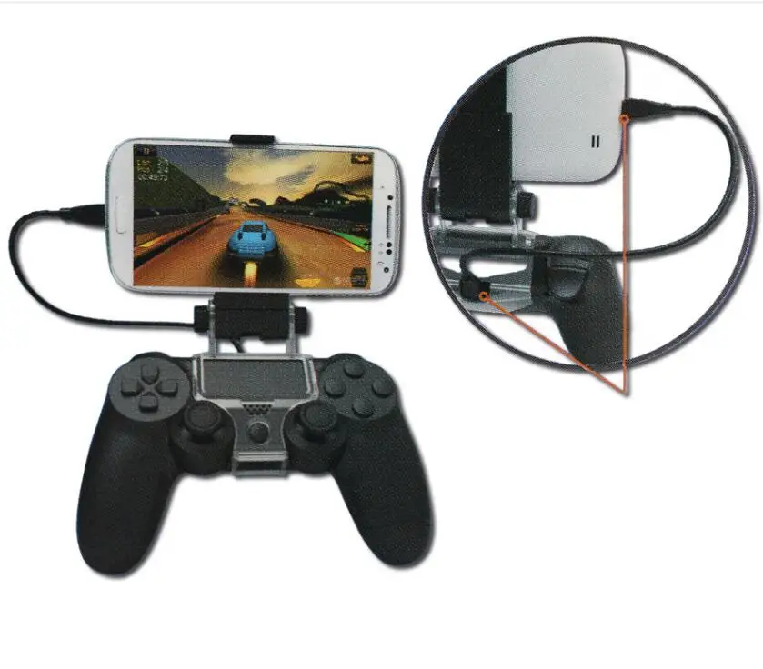 PS4 PS 4 мобильный телефон умный зажим держатель Подставка Кронштейн для PS4 тонкий PS4 Pro игровой контроллер DualShock 4 с USB