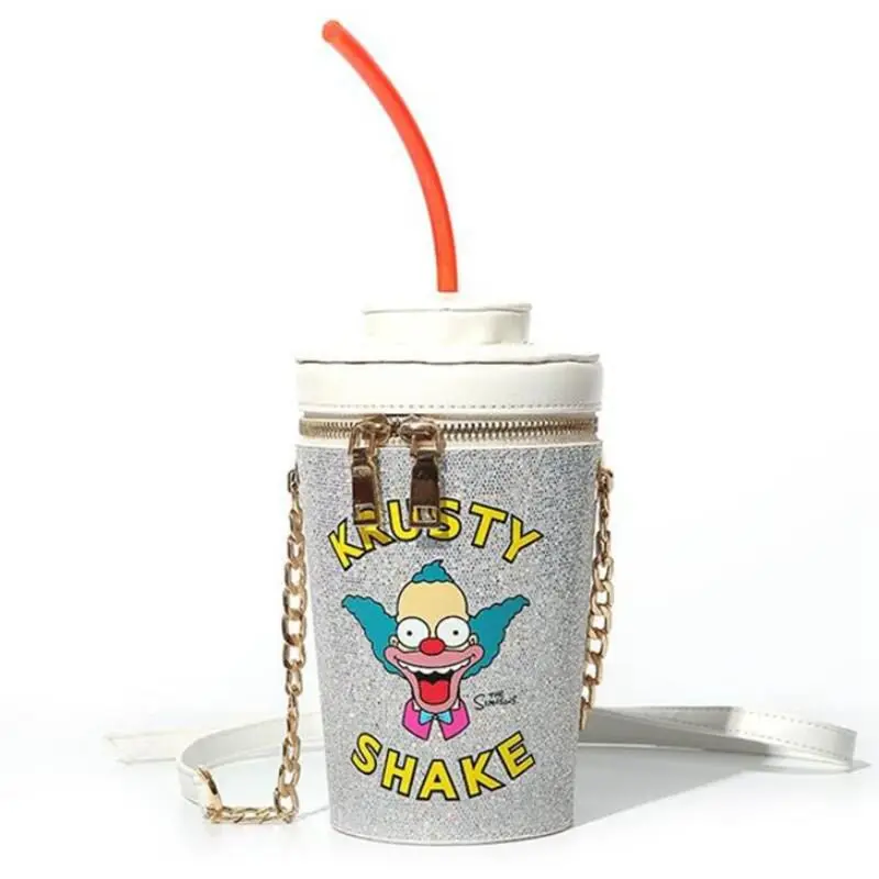 

2018 personalized women Simpsons bag drink soda bottles modeling narrow Dip unicorn tears novelty women Shoulder Bag clutch bag