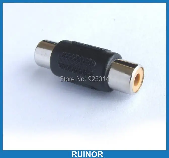

10PCS RCA Female to RCA Female plug for CCTV Video Audio Speaker Cables Adapters