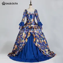 Высококлассное платье в стиле барокко для маскарада; платье принцессы в готическом стиле викторианском стиле; вальс; карнавальный костюм