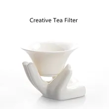 Чай пот ситечко Чай фильтр Керамика Чай Todd Творческий Фарфор Чай листьев Аксессуары для чая