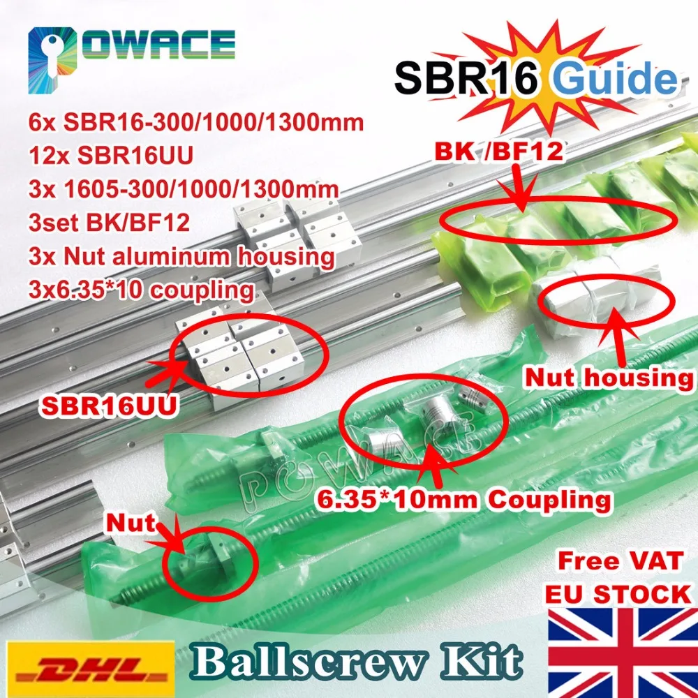 SBR16 -300-1000-1300mm__