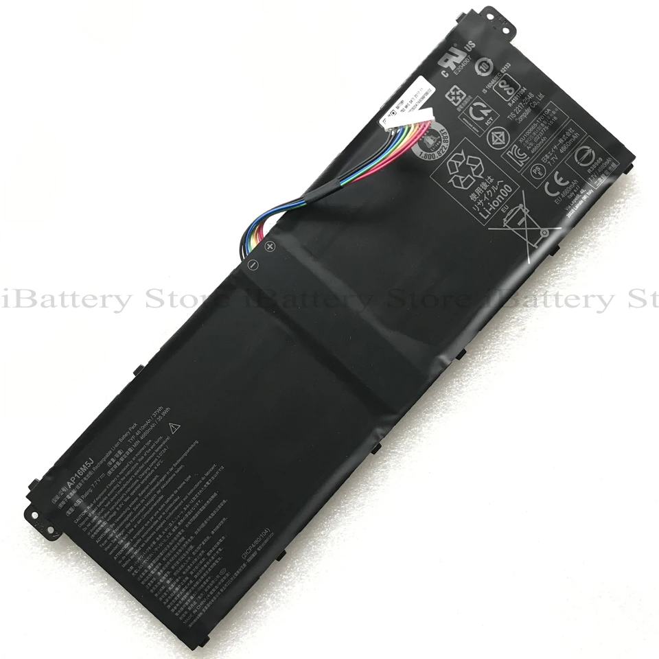 Оригинальный аккумулятор AP16M5J для Acer Aspire 3 A314 31 A315 21 5 51 1 A515 Series|Аккумуляторы